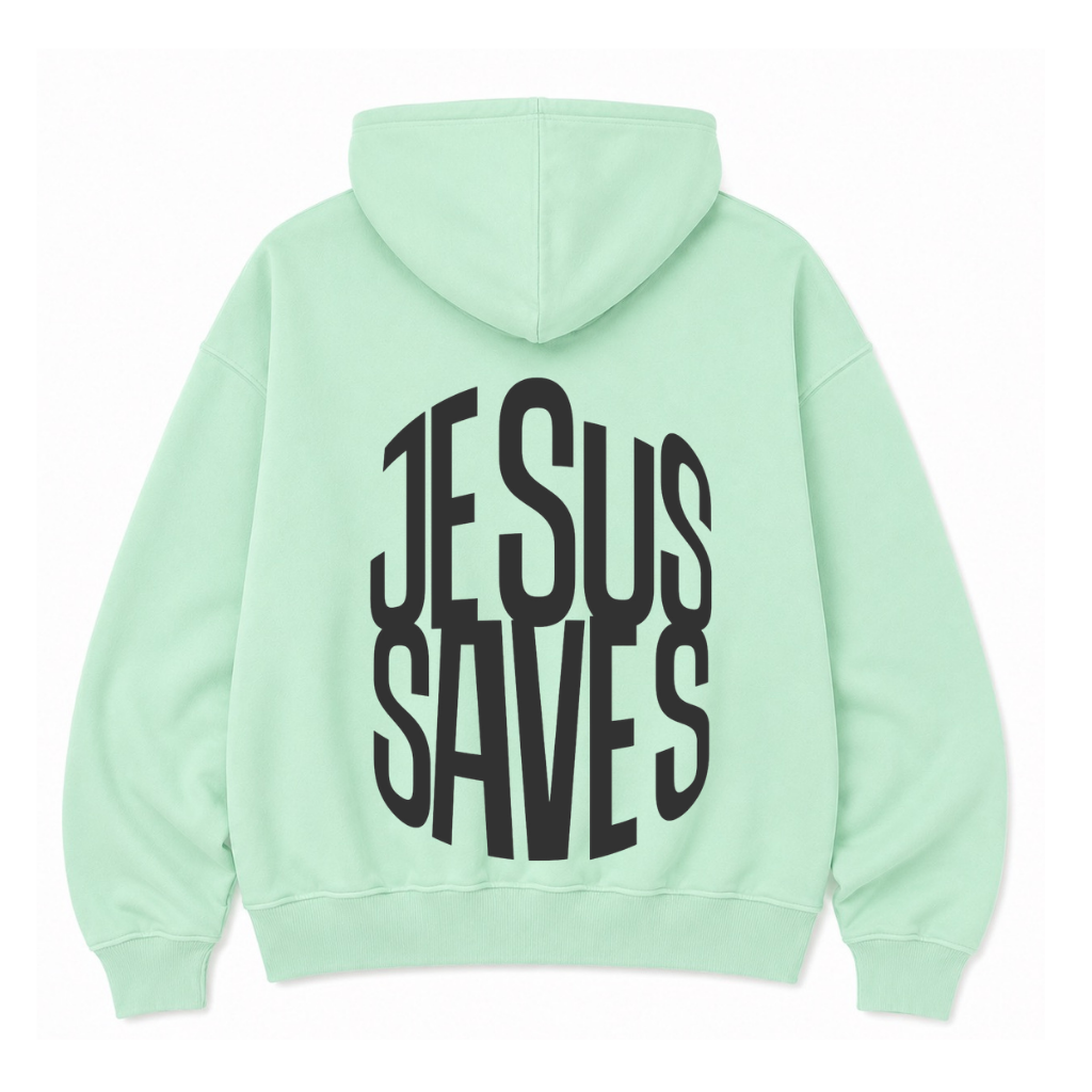 Jesus Saves Zip-Up
