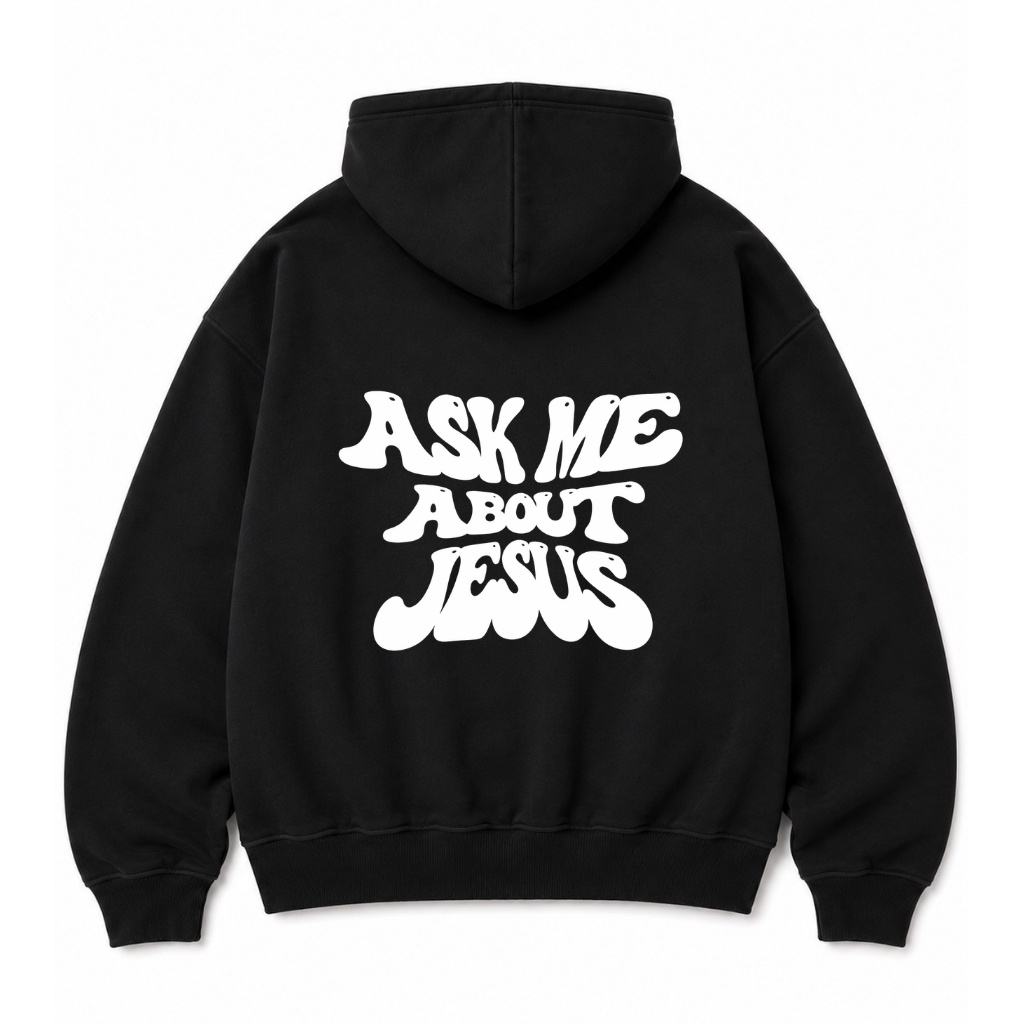 Ask Me About Jesus Zip-Up