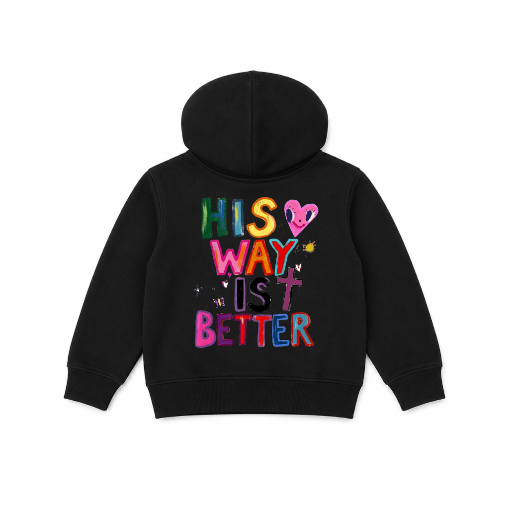 His Way Is Better Kids Hoodie