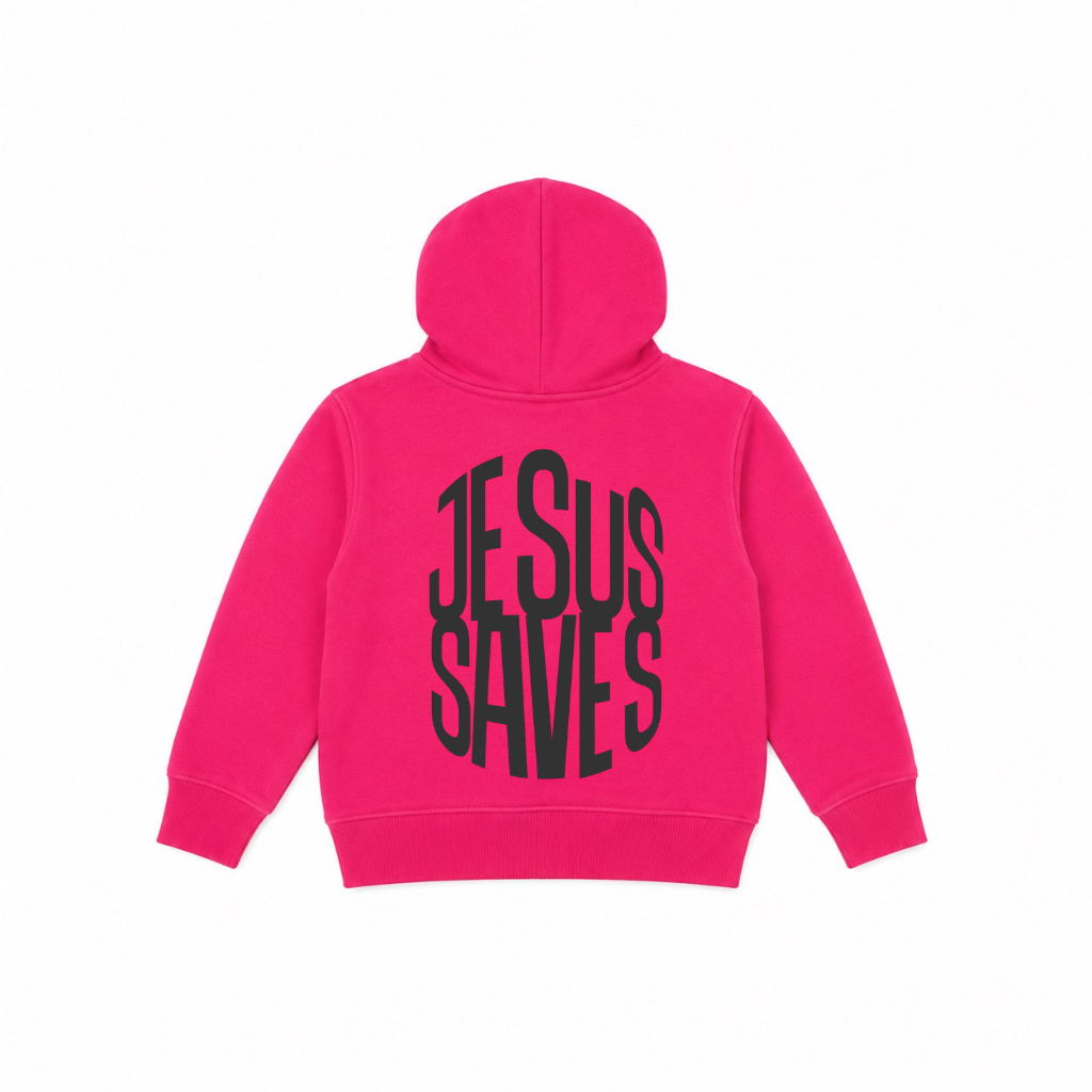 Jesus Saves Kids Hoodie