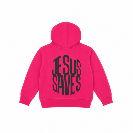 Jesus Saves Kids Hoodie