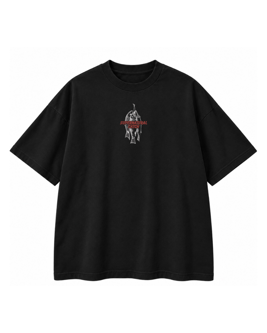 Black Super Natural Catch T-Shirt