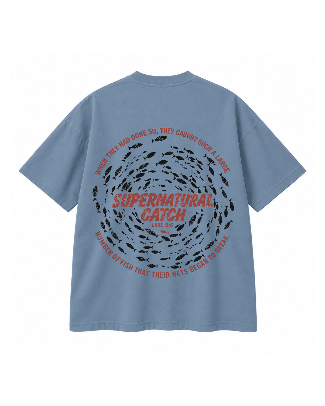 Blue Super Natural Catch T-Shirt